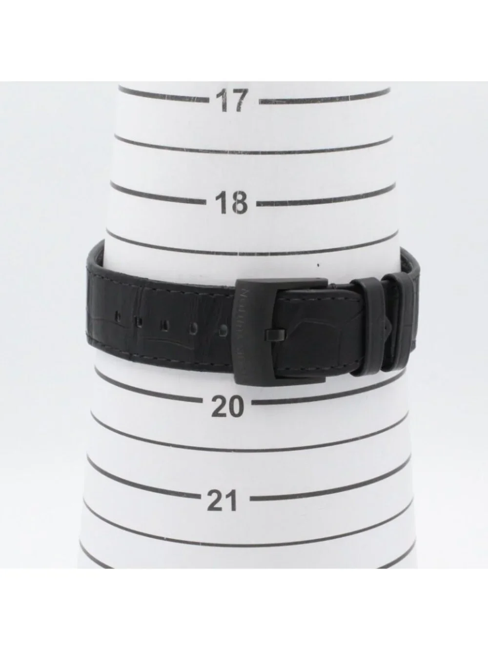 Louis Vuitton Watch Tambour Chrono Black Stainless Steel